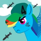 rainbow dash with hat