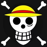 Luffy's Jolly Roger with Scar