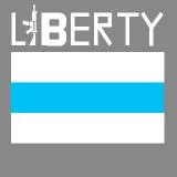 Russian anti-war flag. Liberty. Russians Against War [RAW]