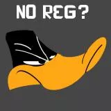 NO REG?