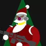 Evil Robot Santa