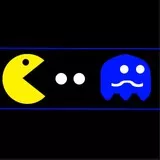 Pacman Chasing Ghost