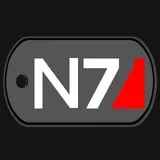 N7 Dog Tag Metalic