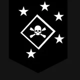 Marine Raider with skull and bones