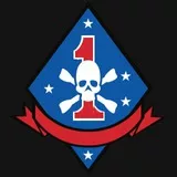 United States Marine Corps 1st Reconnaissance Battalion Insignia (1st Recon Bn)
