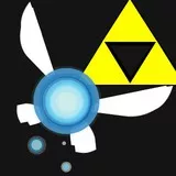 Zelda Triforce with Navi