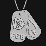 Illuminati dog tags