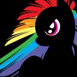 Dark Rainbow Dash MLP