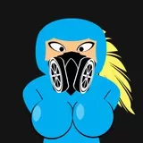 Ninja girl with gasmask (I will do a revamp soon)