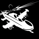 Black / White attack helicopter by biglocoman