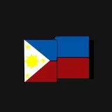 PHILIPPINE FLAG W/SHADOW 