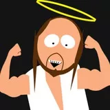 jesus south park  do you even lift??