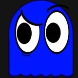 Badass Blue Pacman Ghost (Fantasma Azul do Pacman Fodão)