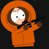 Skeleton with a AK-47