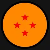 Simple 4-star dragon ball (better color)