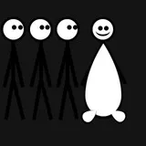 Why are there no fat stickmen?