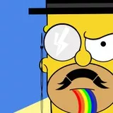 HEISENBERG simpsons rainbow