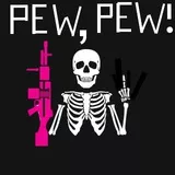 pew pew skeleton