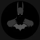 batman circular patch