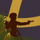 svensk soldat med flag