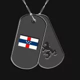 Netherlands Antilles Lion dogtag
