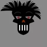 Crazy man mask