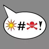 cursing (Comic speech bubble)