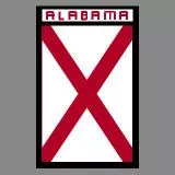 Crimson St. Andrews Cross - Alabama Flag
