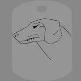diamond dog dogtag