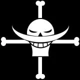 Whitebeard Flag White Cross