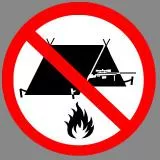NO CAMPING