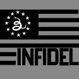 Black American Infidel Flag