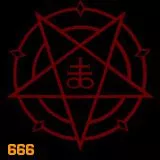 Pentagram with Satanic Cross
