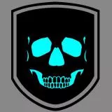 Black skull