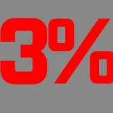 3%