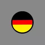 Round German Flag