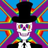 Rainbow Skull Gentleman
