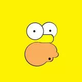 rosto do Homer