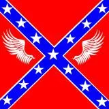 Rebel Flag with Wings