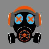 Gas Mask w/ Headphones