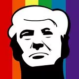 trump gay flag
