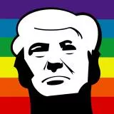 trump gay flag