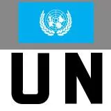 UN - United Nations - Blue Flag
