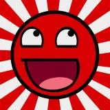 Awesome Face(Rising sun flag)