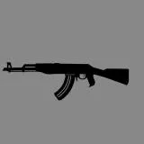 AK47 silhouette 