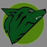 green dog