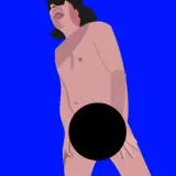 キンタマを思いっきりしばかれるオッサンBB